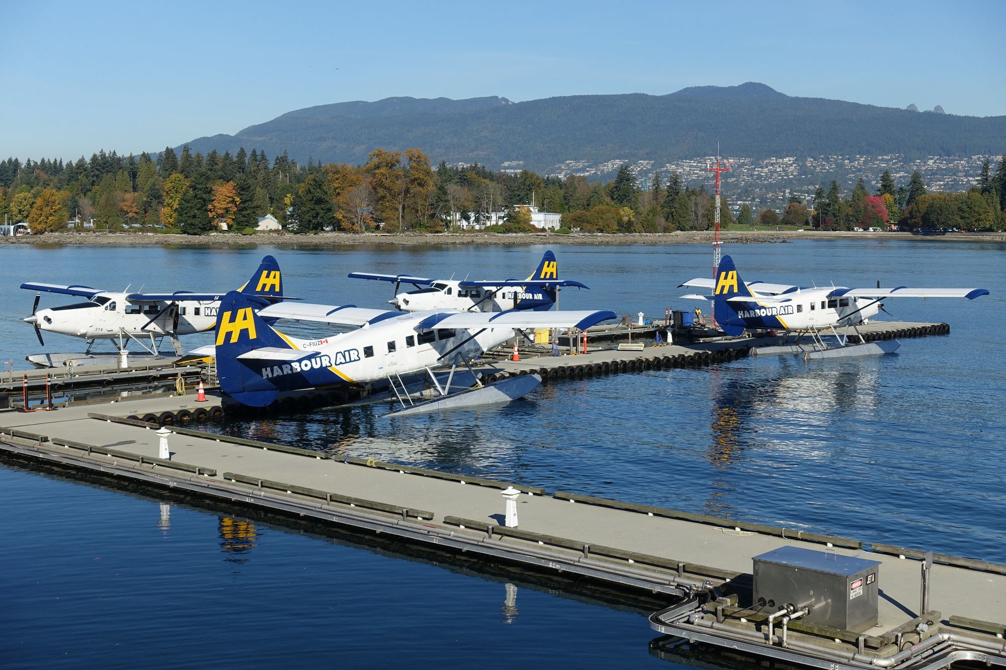Wasserflugzeugfliegen